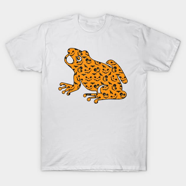 Bullfrog Easy Halloween Outfit Toad Animal Lazy Costume T-Shirt by SabraAstanova